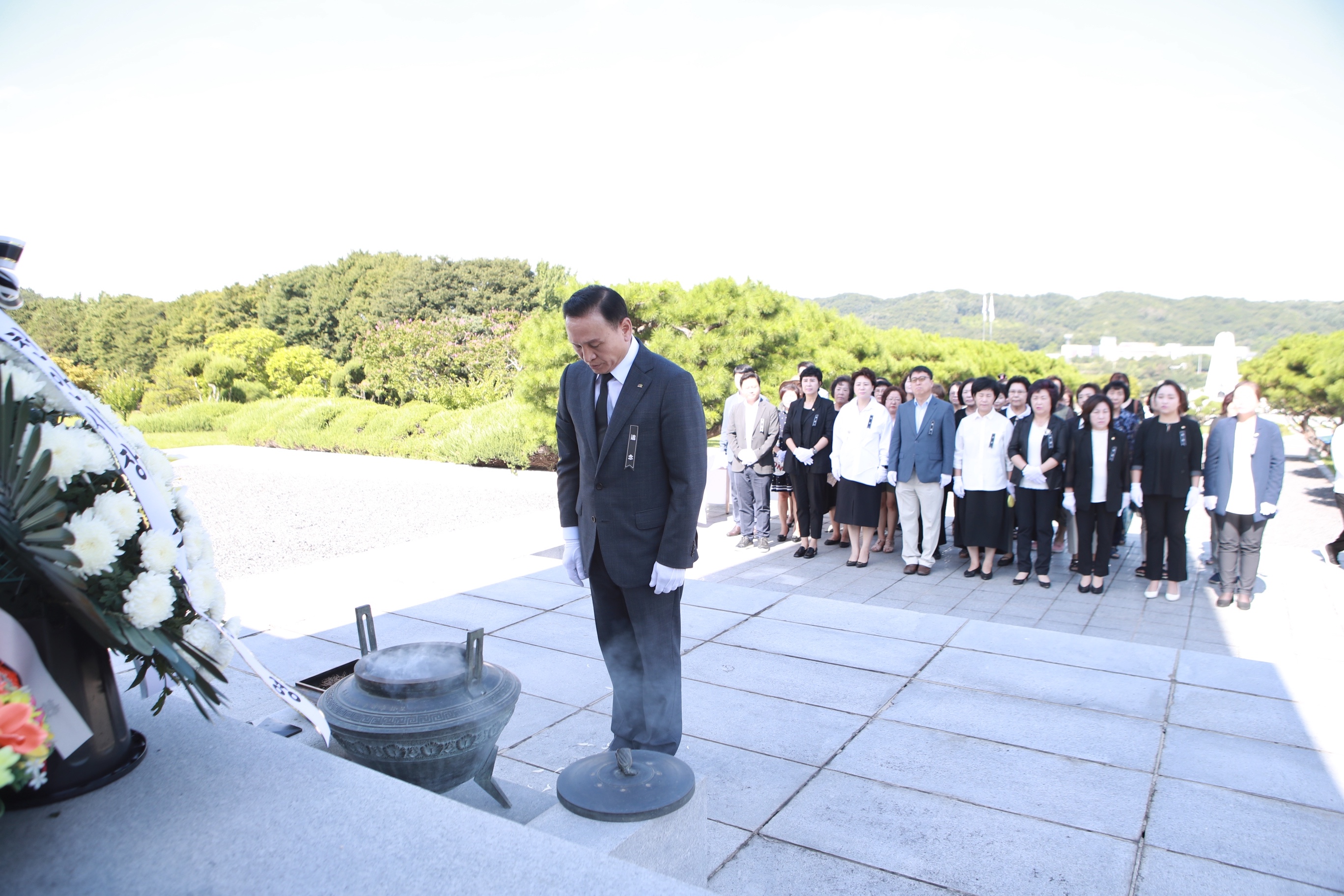 기림의 날 국립 망향의 동산 일본군 위안부 피해자 묘역 참배 이미지