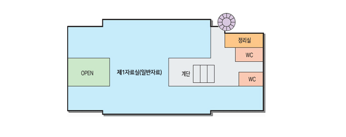 천안시 중앙도서관 2층