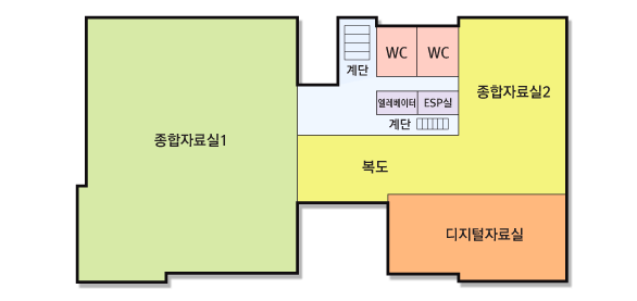 천안시  신방도서관 2층